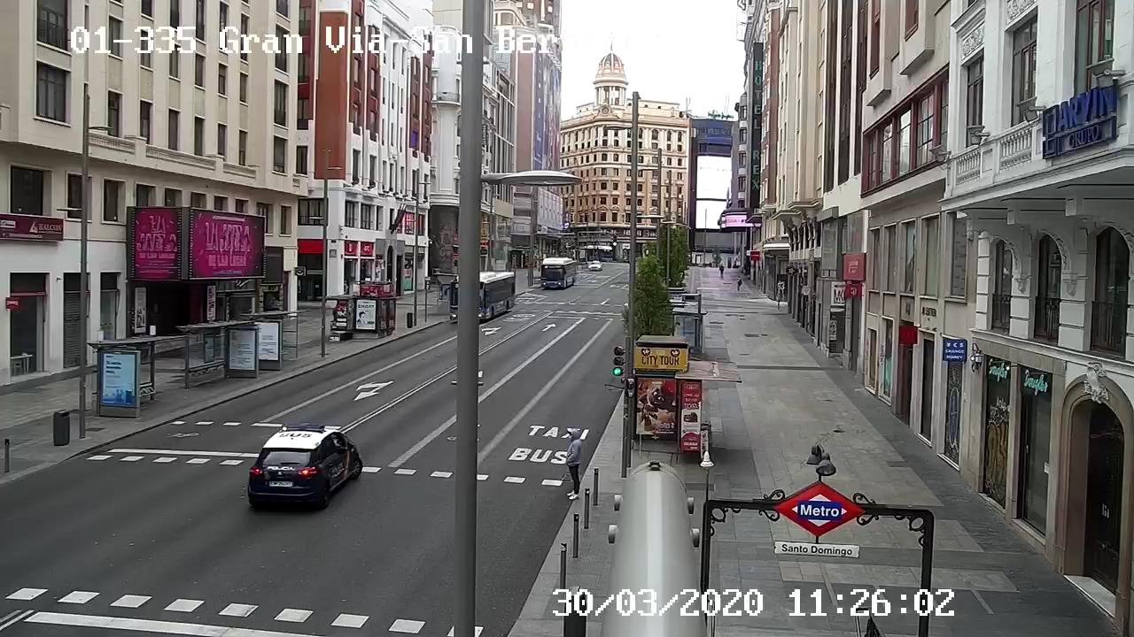 Tráfico, Gran Vía – San Madrid TurisCam